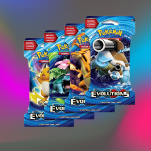 XY Evolutions Sleeved Booster Pack Art Set